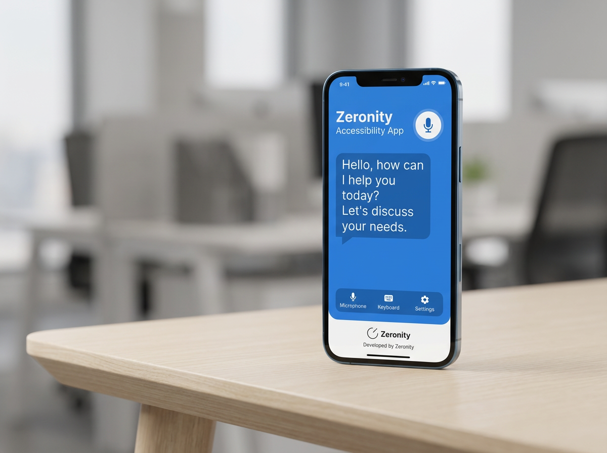 聴覚障害者向け電話取り継ぎアプリ